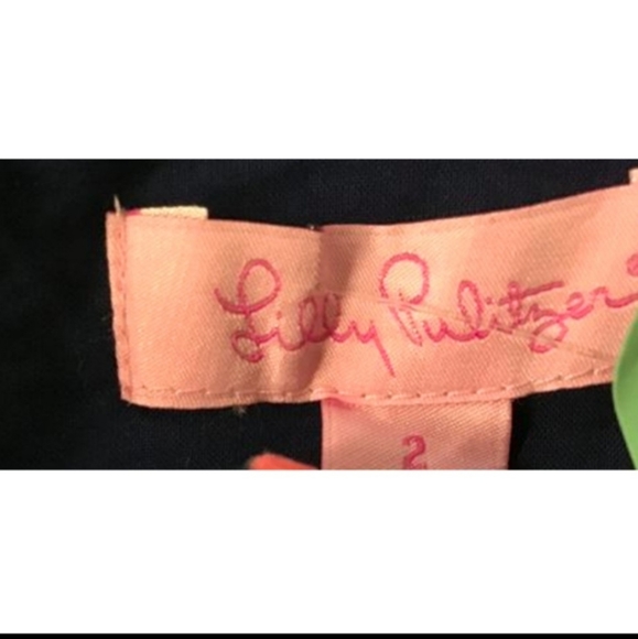 Navy Nautical Cambrey Dress - Picture 6 of 7